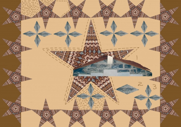 Creation of Star Quilt: Step 8